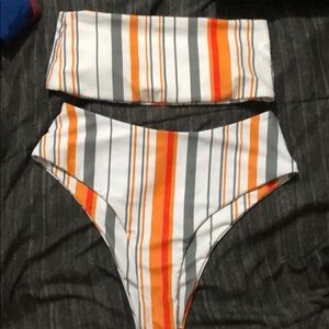 Shein swum suit top and bottoms